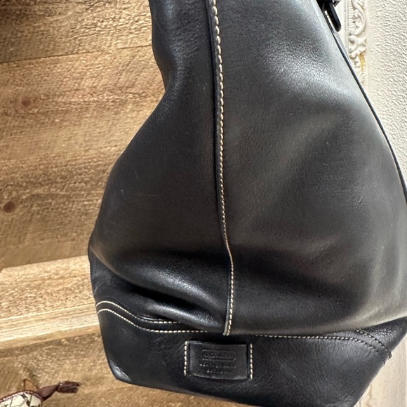 Coach Black Leather Tote Bag – Style No. A05S-6491 - Picture 5 of 16